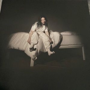 Billie Eilish When We All Fall Asleep Where do We Go Neon Orange Record Vinyl